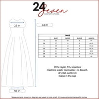 24seven Comfort îmbrăcăminte maternitate Strapless Maxi rochie