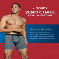Jockey Essentials pungă de boxer Zero pentru bărbați pentru bărbați, 6 Inseam, de 3, lenjerie de separare, lenjerie de antrenament