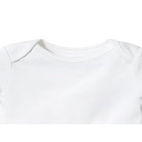 Lamaze Baby Boy sau Girl gen neutru alb cu mânecă scurtă Bodysuits, 5-Pack