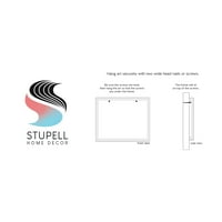 Stupell Industries Rock ' n Roll muzica tribut pictura alb înrămate arta imprimare arta de perete, Design de Paul Brent