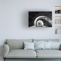 Henry Zhao 'Staircase' Canvas Art