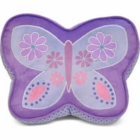 Piloni Copii Fluture Perna Decorativa, Violet