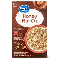 Cereale de ovăz pentru micul dejun Honey Nut o de mare valoare, 21. oz