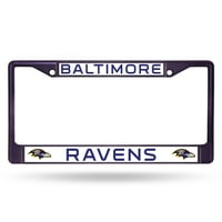 Rico Industries-cadru de înmatriculare Color NFL, Baltimore Ravens