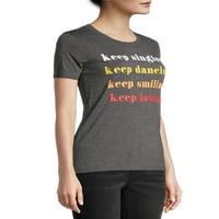 Tricou cu mânecă scurtă Jerry Leigh pentru femei Keep