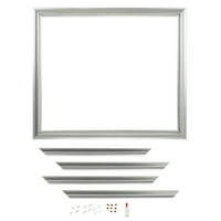 Kit de încadrare a oglinzilor decorative Zenna Home, cu margini teșite, în., Argint