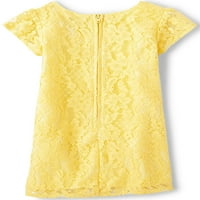 Rochie de schimbare din dantelă cu gât pătrat pentru copii, dimensiuni XS-XXL