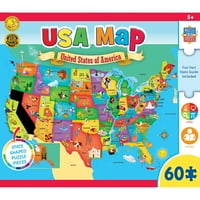 Capodopere puzzle pentru copii-Statele Unite ale Americii hartă-16.5 x12. 8