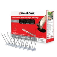 Bird-B-Gone Bird Repelling Spikes Kit Pentru Păsări Mari, - 1 ' Din Oțel Inoxidabil Spike Strips