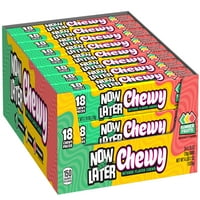Acum și mai târziu, bomboane Chewy asortate, 2,75 oz