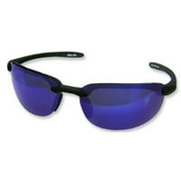 Bimini Bay Outfitters Sunglass-Negru Mat Fum Albastru Performanță, Adult, Unisex