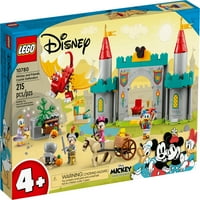 Disney Mickey și prietenii Castle Defenders jucărie construibilă cu figuri Disney, inclusiv Minnie, Daisy și Donald Duck plus