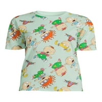 Rugrats femei tricot Tee
