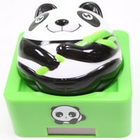 Eco-Friendly minunat rotund Panda Solar jucărie panda Lover cadou Home Decor SPT176