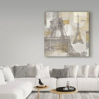 Marcă comercială Fine Art 'Turnul Eiffel III' Canvas Art de Lisa Audit