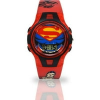 Benzi desenate Superman LCD ceas în roșu