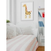 Marmont Hill fericit Girafa de Shayna Pitch încadrată pictura imprimare