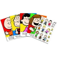 Un buletin de hârtie de caractere și motivația Charlie Brown de 33 de pachete