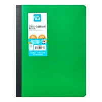 Pen + Gear Poly Composition Book, Cu Reguli Largi, Pagini, Verde