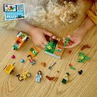 Kit de construcție pentru Picnic în parc pentru copii în vârstă și în sus; include Minifigurine și figuri de veveriță