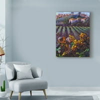 Marcă comercială Fine Art 'View of Tuscany' Canvas Art de Clif Hadfield