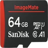 SanDisk 64gb image Mate MicroSDXC UHS-Card de memorie cu adaptor-C10, U1, Full HD, un Card micro SD