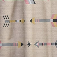 Designart 'Tribal Arrows Boho Art Pattern' Panou Cortină Sud-Vest