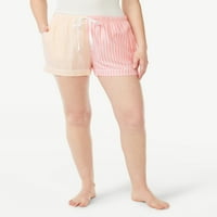 Pantaloni scurți de somn țesute pentru femei Joyspun, Dimensiuni S până la 3X