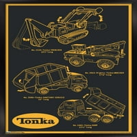 Poster De Perete Hasbro Tonka - Camioane, 22.375 34
