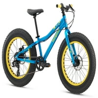 Mongoose Argus 20 Bicicleta de munte pentru anvelope grase pentru Băieți, Teal