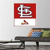 St. Louis Cardinals-Logo Poster de perete cu Pushpins, 22.375 34
