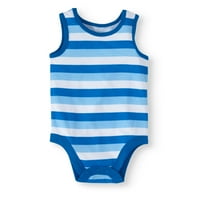 Baby Boy Stripe Rezervor Bodysuit