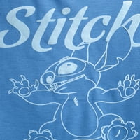 Stitch Juniors ' Scoop Neck Graphic Tee