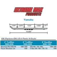 Extreme ma Cursa Ma 8 Wear Bar, Yamaha 4-Stud USI-II Plastic schi