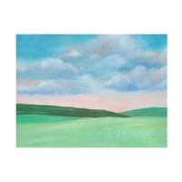 Regina Moore 'Soft Sky II' Canvas Art