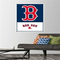 Poster de perete Boston Red So-Logo cu știfturi, 22.375 34