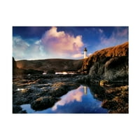 Dennis Frates 'Lighthouse 4' Canvas Art