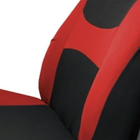 Grup Light & Breezy AFFB030102RED roșu plat pânză față set capac scaun auto cu odorizant de aer