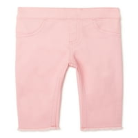 Garanimals Baby Girls Twill Pant, Dimensiuni Lună-Lună