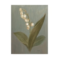 Marcă comercială Fine Art 'May Lily Of The Valley Green' Canvas Art de Danhui Nai