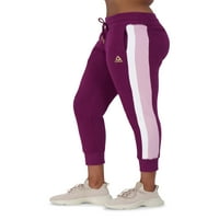 Reebok femei Fierce culoare bloc Jogger cu buzunare laterale