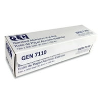 Rolă de folie de aluminiu standard Gen, 12 Ft, cutie 6
