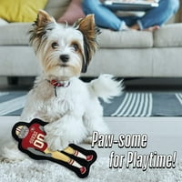 San Francisco 49ers sportivi jucător câine de companie jucărie calitate Premium cu built-in Squeaker Chew jucărie