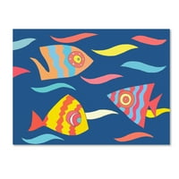 Marcă comercială Fine Art' Fish ' Canvas Art de Miguel Balbas