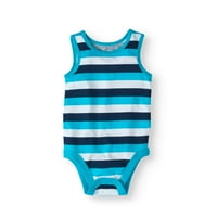 Baby Boy Stripe Rezervor Bodysuit