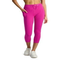 Reebok femei 23 Solid Fearless Capri jambiere cu buzunare laterale