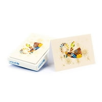 Hallmark UNICEF colorat înger Crăciun Cutie Felicitări, Carduri Ct + Plicuri Ct