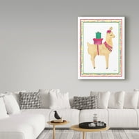 Marcă comercială Fine Art' La La Llama I ' Canvas Art de Jenaya Jackson