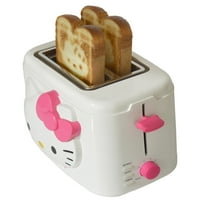 Hello Kitty 2-Slice Wide Slot prăjitor de pâine cu exterior tactil rece
