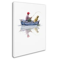 Marcă comercială Fine Art 'Fisherman 2' Canvas Art de la Macneil Studio
